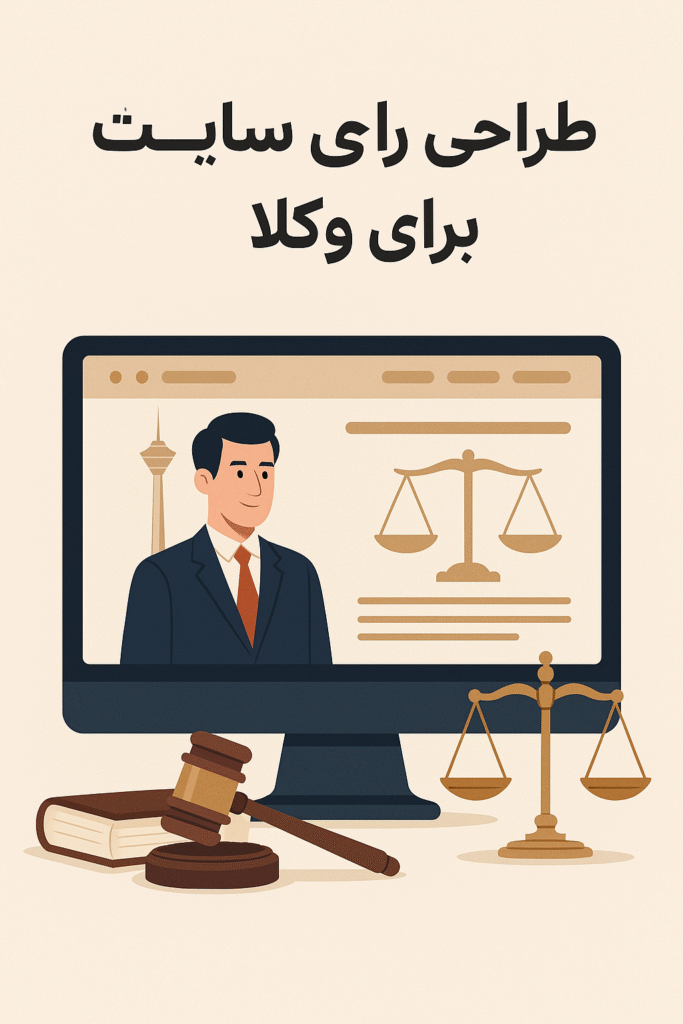 طراحی سایت وکالت در کرج توسط عظیم‌وب؛ تخصصی برای وکلا و دفاتر حقوقی